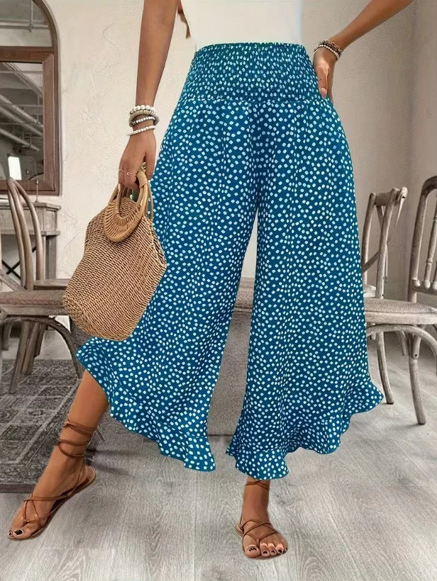 THE FLORÈNE | Airy wide-leg trousers