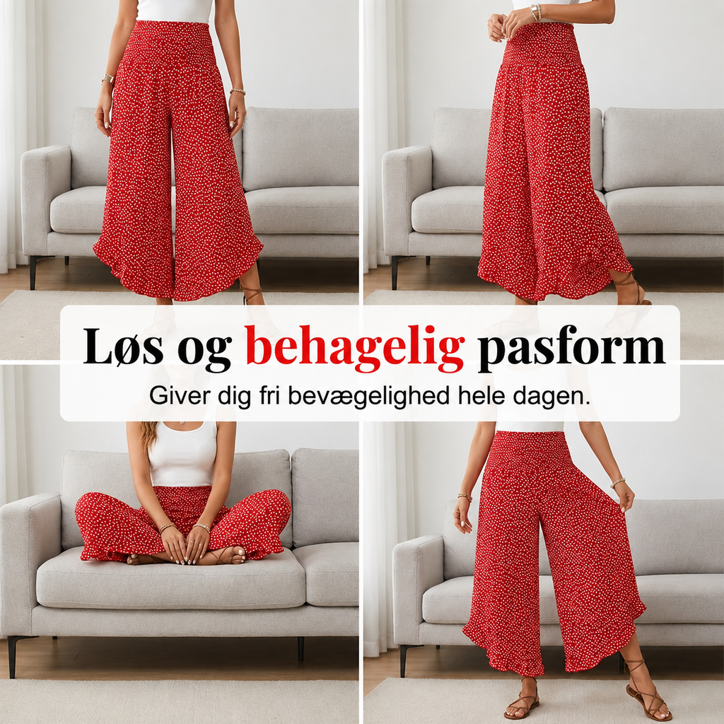 THE FLORÈNE | Airy wide-leg trousers