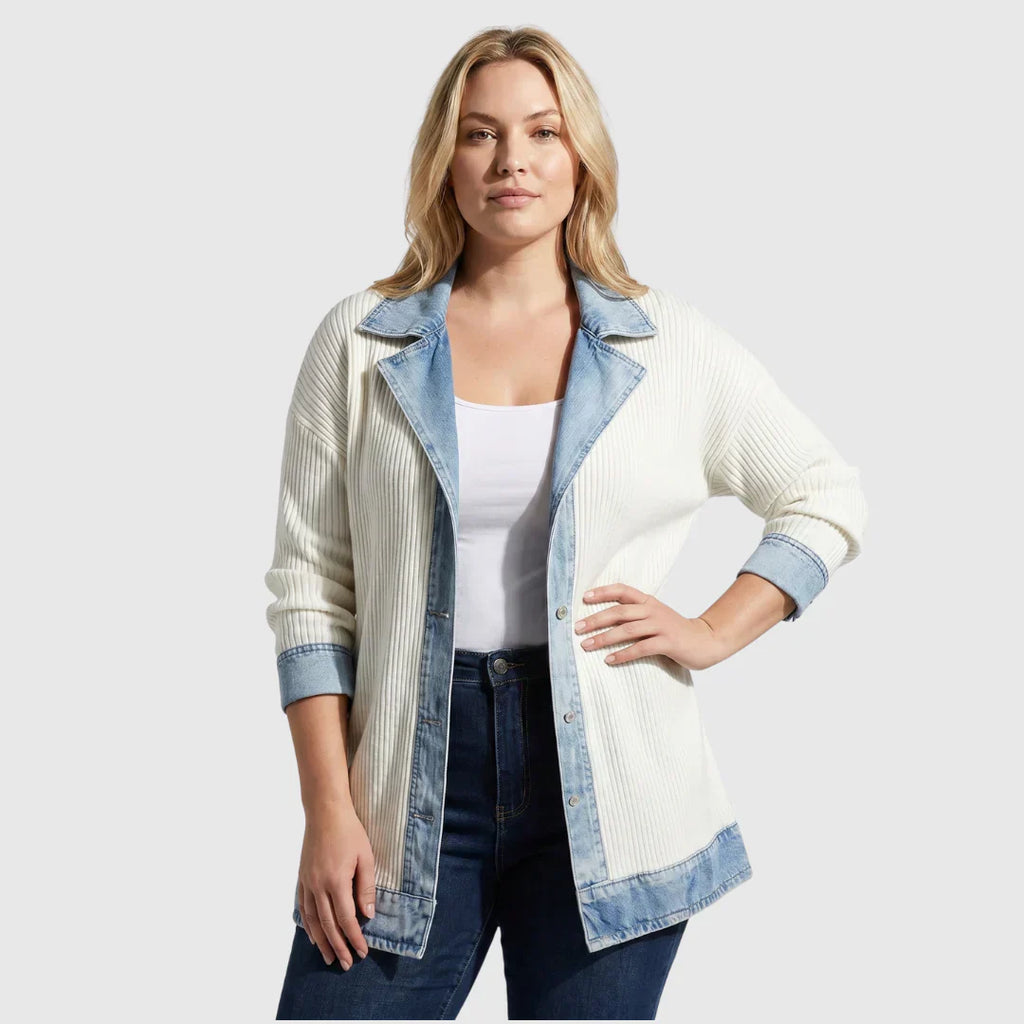 THE LIORÀ — Knitted denim jacket