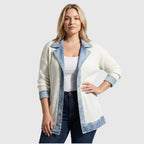 THE LIORÀ — Knitted denim jacket