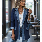 THE LIORÀ — Knitted denim jacket