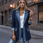 THE LIORÀ — Knitted denim jacket