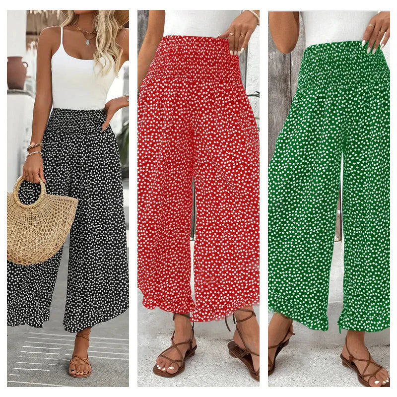 THE FLORÈNE | Airy wide-leg trousers