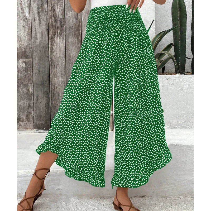 THE FLORÈNE | Airy wide-leg trousers