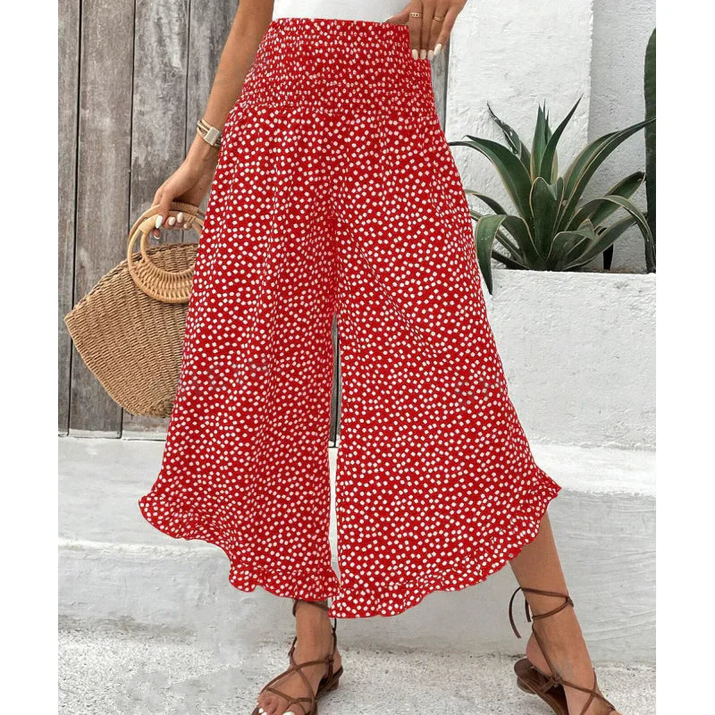 THE FLORÈNE | Airy wide-leg trousers