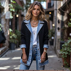 THE LIORÀ — Knitted denim jacket